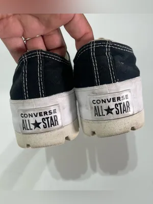 Converse Platform Chuck Taylor All Star Lugged Black White Women 7.5 Academia thumbnail 5