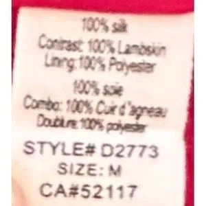 Funktional Dress‎ Silk Lambskin Leather Black Pink Sleeveless Y2K Women's Medium thumbnail 7