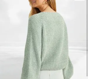 Altar'd State Sage Green Sweater thumbnail 2