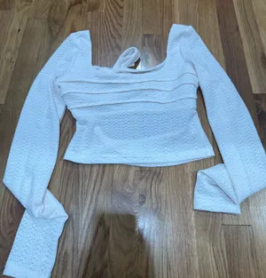 Long sleeve top White Size M thumbnail 1