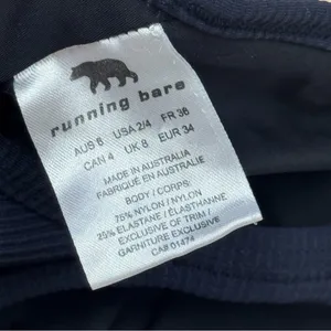 Running Bare Racerback‎ Sports Bra Navy 2/4 thumbnail 5