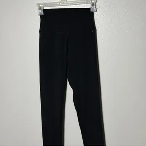 Aerie Women Activewear High Waisted Chill‎ Play Move Black Leggings Size XS thumbnail 2