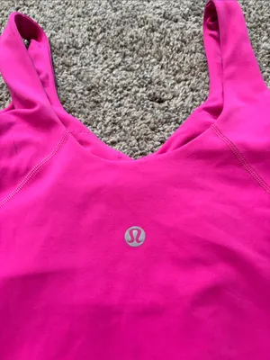 Lululemon Align Onesie 8" Sonic Pink size 6 thumbnail 3