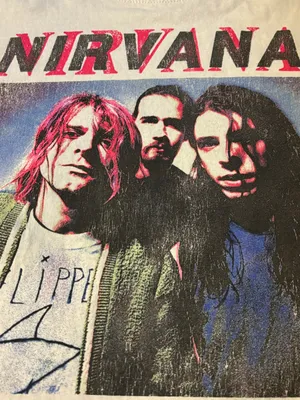 Band Tee Nirvana White Size M thumbnail 2