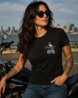 NWT Harley-Davidson Dealer Shirt Motorcycle Boston MA T Shirt 2016 Size Large thumbnail 1