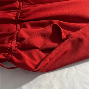 Hot & Delicious Red Halter Tie-Back One-Piece Romper thumbnail 8