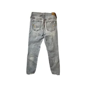 American‎ Eagle Next Level Stretch Jegging Crop Distressed Jeans Light Wash Sz 2 thumbnail 5
