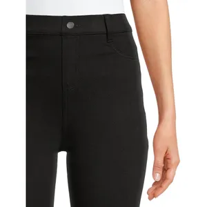 Time and Tru Womens Jeggings Sz S Black Pull On High Rise Skinny Stretch Casual thumbnail 5
