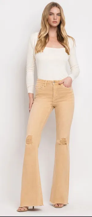 Vervet Dew Drop High Rise Flare Jeans thumbnail 1