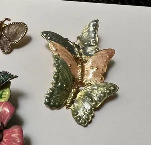 Lot Of 3 Pretty Butterfly Insect Brooch Pins thumbnail 6