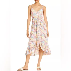 Rails Frida Floral Ruffle Midi Dress in Multicolor Flower Meadow Size S thumbnail 2