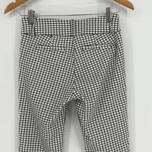 Shinestar Gingham‎ Checkered Pants Black White Y2K Stretch Women Size Large thumbnail 6