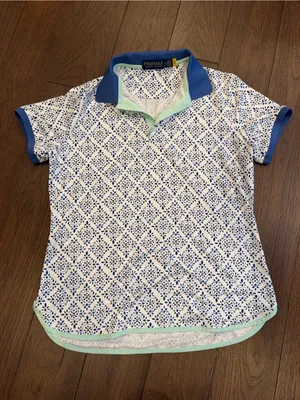 Ralph Lauren Golf Graphic Jersey Polo Shirt Size Medium - C4-091 thumbnail 1