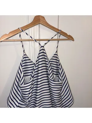 Maeve by Anthropologie $128 Woman’s M Ahoy Swing Dress Tie-Front Mini, Size M thumbnail 6