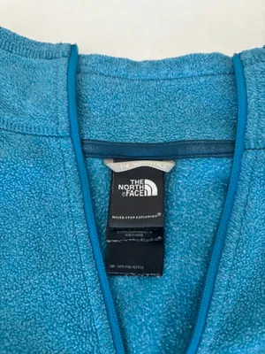The North Face Teal Quarter Zip Fleece Pullover Women’s XL Cozy Outdoor Jacket thumbnail 9