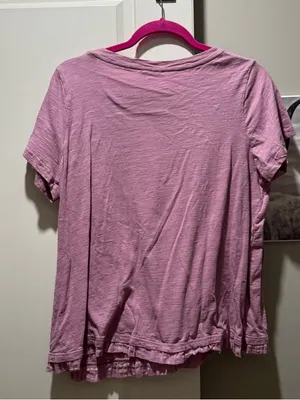 Cotton bleu t shirt blouse Size M thumbnail 3