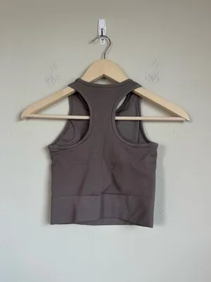 Abercrombie YPB Seamless Core Rib Scuba Crop Tank thumbnail 6