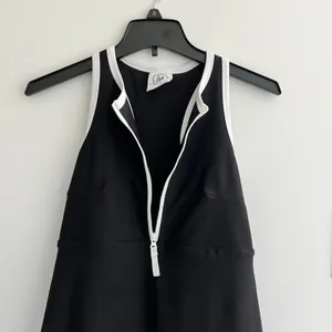 SAGE Collective Women’s Black Active Tennis Dress w/ Shorts Racerback SMALL EUC thumbnail 10