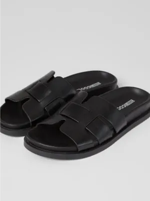 32 Degrees Black Women's Slide Sandals thumbnail 2