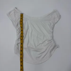 Slim Top T-Shirt Short Sleeve Top Tee Blouse Slim Fit Top Shirt Cropped Top Casual thumbnail 4