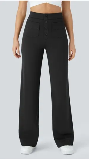 NWT DayStretch High Waisted Pockets Straight Leg Casual Pants SIZE 2X thumbnail 1