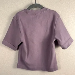 Everlane Ribbed Short Sleeve Tee Women XS Crew Neck Cotton Casual Minimalist thumbnail 2
