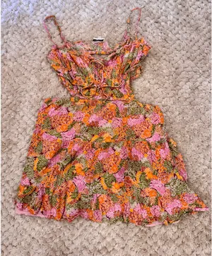 Sky to Moon Floral Dress thumbnail 1