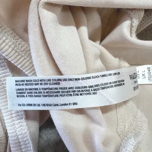 Free People Movement Bodysuit L Beige Scoop‎ Neck High Cut Stretch Leotard Thong thumbnail 12