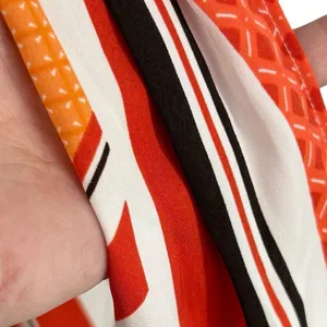 Banana Republic Tie Wrap Geo Skirt Orange White Size 4 thumbnail 8