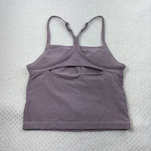 FLX Light Purple Racerback Athletic Built In Bra Brami Tank Top Active/Outdoor M thumbnail 2