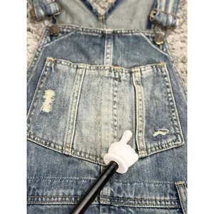 Free People We The Free Women’s Baxter Denim Dress Overall Jumper Grunge Size S thumbnail 11