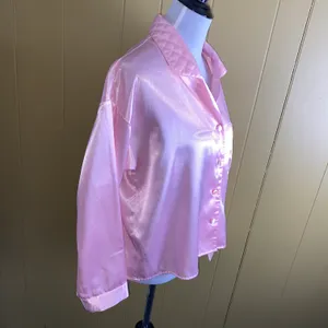 Victoria’s Secret women M Longsleeve top & shorts pajama set pink thumbnail 13