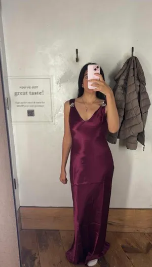 Anthropologie Satin Dress thumbnail 4