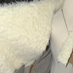 Saturday Sunday Anthropologie Fluffy Cream Vest thumbnail 8