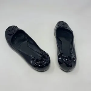 Tory Burch Reva Classic Patent Leather Ballet Flats Black Size US‎ 7.5 thumbnail 9