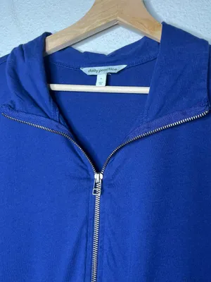 Daily Practice Taylor Corset Long Sleeve Zip Up Mini Dress in Navy Blue thumbnail 8