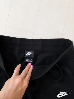 Nike Women's Sportswear Club Jogger Pants Sweatpants Black Small thumbnail 3