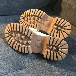 Cushionare Chic Cream Loafers with Gold Accent thumbnail 5
