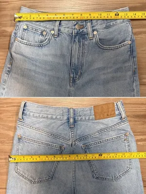 Madewell Tall ’90s Straight Jeans 25T Revoir Wash Distressed Raw Hem $128 thumbnail 7