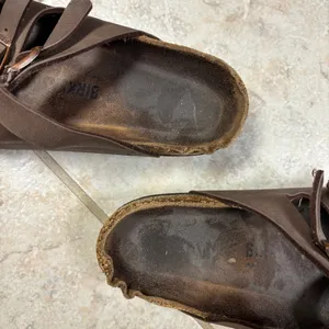 Birkenstock Dark Brown Triple-Strap Sandals thumbnail 7