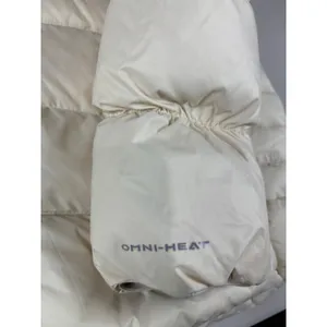 Columbia White Autumn Park Down Jacket Large‎ Omni-Heat Mink-Fleece Collar $130 thumbnail 12