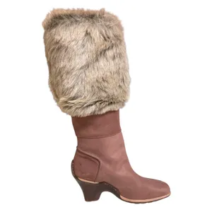 Timberland Baychester Faux Fur Fold Down Vintage Y2K Wedge Boots Size 9.5M thumbnail 12
