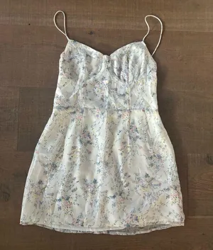 superdown eilena fit & flare floral print mini dresss revolve thumbnail 2