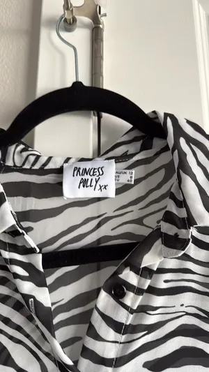 Princess Polly zebra top thumbnail 3