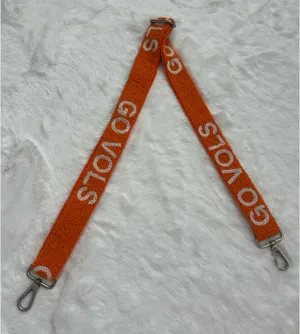 Tennessee Beaded Purse Strap Orange Size undefined thumbnail 1