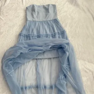 French Connection Strapless Pale Blue Dress thumbnail 7
