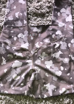 Balance leggings Camo spots brown tan pants high waisted size medium leggings thumbnail 3