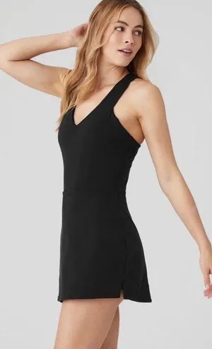 Alo Airbrush Real Dress Black S thumbnail 12