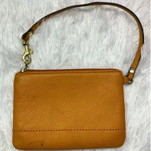 COACH Orange Wristlet thumbnail 2