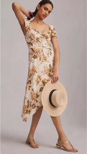 Reformation floral dress 6 thumbnail 1